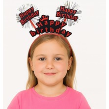 Ayder Timya Doğum Günü Kutlaması İçin Kırmızı Taç – Işıltılı Yazılı Parti Tacı TG/Tmya1395 223713