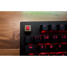 ADA 3D 2 Adet Acil Durum Butonu Görünümlü Endüstriyel Tasarım Mekanik Klavye Tuşu Oyuncu Ekipmanı