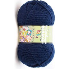 Nako Lüks Minnoş (5 Adet) 10094 Lacivert Renk El Örgü Ipliği