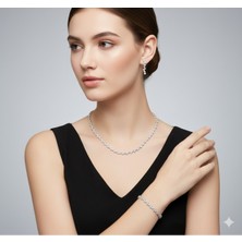 Shopidik Göz Alıcı Işıltı: Kristal Taşlı Zikzak Tasarım Abiye Takı Seti