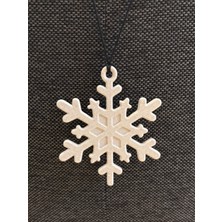 Detaylı Kar Tanesi Yılbaşı Süsü / Pencere Dekoru (3d Baskı - Pla Malzeme)