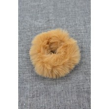 Lynare Peluş Yumuşak Lastik Toka Teddy Kürk Topuz Tokası 1 Adet