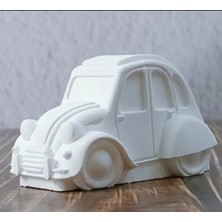 Denic Taş Boyama Seti-3 Adet Vosvos-Boya-Fırça- Biblo- Çok Amaçlı Dekoratif Obje