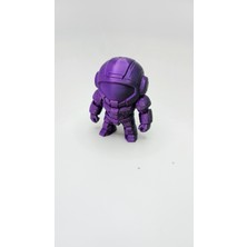 Chibi Uzay Maceracısı Figürü - Sevimli Astronot Dekor 3D Baskı