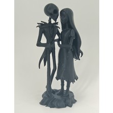Romantik Iskelet Çift Figürü 3D Baskı - Gotik Aşk Dekoru