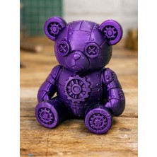 Steampunk Temalı Mekanik Ayı Figürü (3d Baskı)