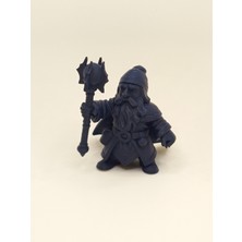 Balyozlu Cüce Savaşçı Figürü (3d Baskı)