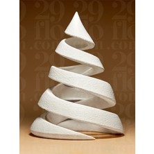 Spiral Tasarım Minimalist Yılbaşı Ağacı 3D Baskı Figür