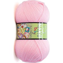 Nako Lüks Minnoş (5 Adet) 2197 Açık Pembe Renk El Örgü Ipliği