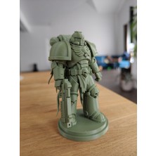 Uzay Savaşçısı Temalı Dekoratif Koleksiyon Figürü - 3D Baskı