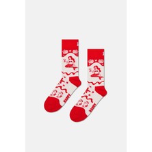 Happy Socks - Kadın Denizkızı Desenli Pamuklu Çorap