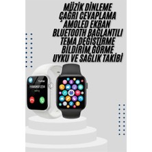 Akıllı Saat Yeni Nesil Android ve Ios Uyumlu Titreşim Modlu Alarm Kronometre ( Lisinya )