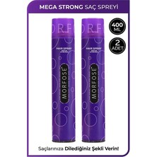 Seddar Collection Morfose Mega Strong Saç Spreyi 400 ml 2 Adet