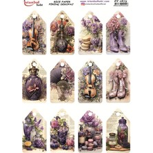 E Hobici Pirinç Dekopaj Kağıdı 30X42CM PT-1875