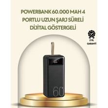 Zenvia Tüm Cihazlarla Uyumlu LED Fenerli 4 Çıkışlı Powerbank ZNV2025