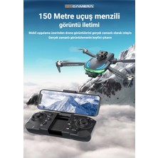 Yollayenilensin A17 Drone Engel Kaçınma WiFi FPV Kamera Optik Akış Katlanabilir Uzaktan Kumandalı Drone