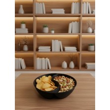 Hsc Bilişim Siyah Çerezlik Kase Seti 4 Adet 3X12 cm