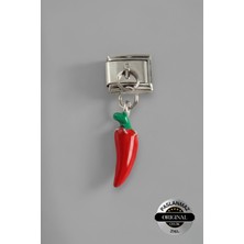 Lynare Italyan Kapya Biber Charm Bileklik Charmı Kırmızı Biber Model 1 Adet
