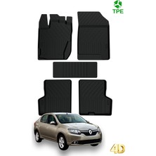 Hitaks Renault Symbol 3 Uyumlu Araca Özel 4d Oto Paspas Havuzlu 2013+