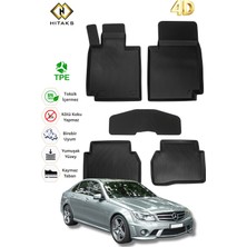 Hitaks Mercedes C Serisi W204 Paspas 2007 2014 Uyumlu 4d Havuzlu Araca Özel Oto Paspas