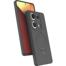 Newface Xiaomi Redmi Note 13 Pro 4g Regal Magsafe Standlı Kapak - Titan Gri