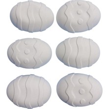 E Hobici Yumurta Obje Paskalya Figür 7X5CM 6'lı Set