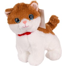 Mayf KZL-2311010 Peluş Miyavlayan Kedi -Kızılkaya Oyuncak