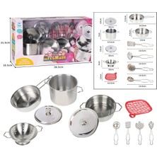 Mayf 3815-6 Çelik Tencere Tava Seti 11 Parça -Vardem Oyuncak