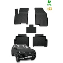 Hitaks Chery Tiggo 7 Pro 2023+ Uyumlu Araca Özel Üretim 4d Havuzlu Oto Paspas