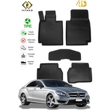 Hitaks Mercedes Cls C218 Paspas 2010 2018 ile Uyumlu 4d Uyumlu Paspas Havuzlu Araca Özel Oto Paspas
