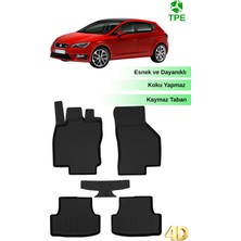 Hitaks Seat Leon 2012 2020 Arası Uyumlu  4d Paspas Araca Özel Oto Paspas