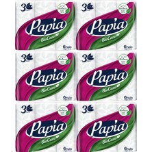 Papia Kağıt Havlu (3 Katlı) 36 Lı Set Bio Care (6pk*6)