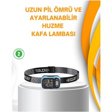 Genel Tedarik Su Geçirmez LED Kafa Lambası 53 Çalışma Modu Güç Ekranlı - EMTHBA1883-9341