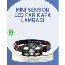 Genel Tedarik El Sensörlü LED Far Suya Dayanıklı Şarjlı Kafa Lambası - EMTHBA5262-9682