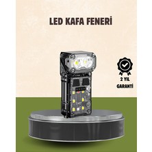 Genel Tedarik 3’ü 1 Arada LED Far Şarj Edilebilir Sensörlü Manyetik 10 Saat Kullanım - EMTHBA1531-7262