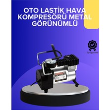 Genel Tedarik Metal Gövdeli Oto Lastik Hava Kompresörü 12V 140 Psı Hızlı Şişirme - EMTHBA4774-4384