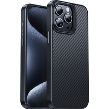 Hoco iPhone 15 Pro As7 Kevlar Kılıf Manyetik Magsafeli Telefon KILIFI-(5775)
