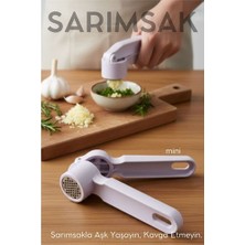 Sarımsak Ezici -  Profesyonel Şef Tipi Ergonomik Pres Kıyıcı