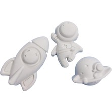 E Hobici Uzay Seti Astronot Gezegen Uzay Mekiği 3 Parça