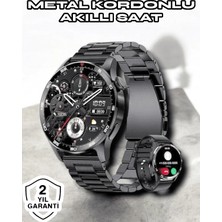 HERŞEYBURDAMODA Nfc ve Kablosuz Şarjlı Akıllı Saat Ekg, Nabız & Spor Modları Ile Ios ve Android Uyumlu