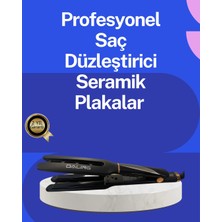 HERŞEYBURDAMODA Kadın Saç Düzleştirici Seyahat Dostu 5 Kademeli Isı Kontrolü