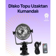 HERŞEYBURDAMODA Taşınabilir ve Dayanıklı Plastik Kristal LED Disko Işığı