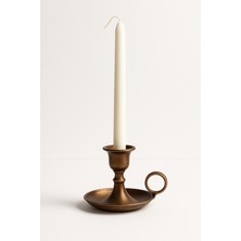 Equinox Mum (Sadecemum) 1 Adet Uzun Beyaz Dekoratif Şamdan Mumu – Vanilya Kokulu, Zarif Tasarı