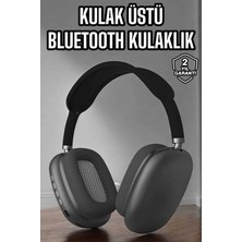 HERŞEYBURDAMODA P9 Hi-Fi Ses Kalitesi Ayarlanabilir Mikrofonlu Bluetooth Kulaklık Siyah