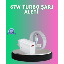 Marsilyan 67 Watt Güçlü Turbo Şarj Aleti Samsung Note 10 Note 20 Uyumlu Ieg