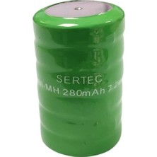 Eco Port Sertec - 7.2V Ni-Mh 280 Mah Buton Şarjlı Pil