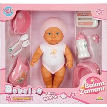 SHC4200 Bfs 3823 Bebelou Bakım Zamanı Sesli Gülen Ağlayan Bebek 32 cm -Sunman