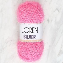 MiraLive Loren Silver Bebe Pembe El Örgü Ipi - RS0014 - 34075