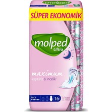 SHC4200 Bfs Molped Hijyen Anatomik Gece Ped Süper Eko 16 Adet