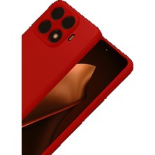 Pazarcan Mi 15T Pro Nano Içi Kadife Silikon - Kırmızı